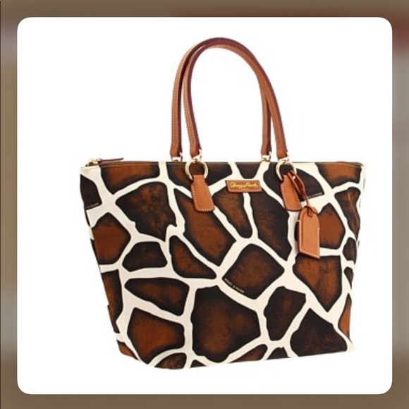 Dooney & Bourke Bags Dooney Bourke Giraffe Print Nylon Purse Bag
